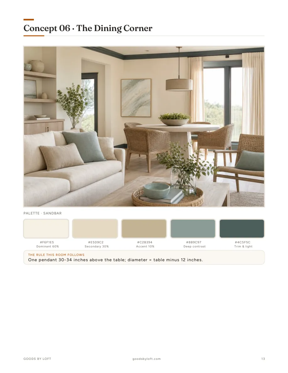 Concept 06: the dining corner