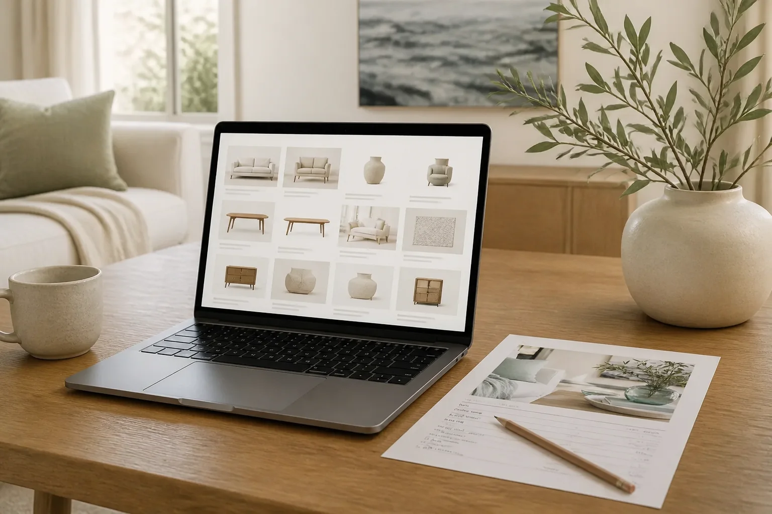 Search with the exact phrases: the product in use (render)
