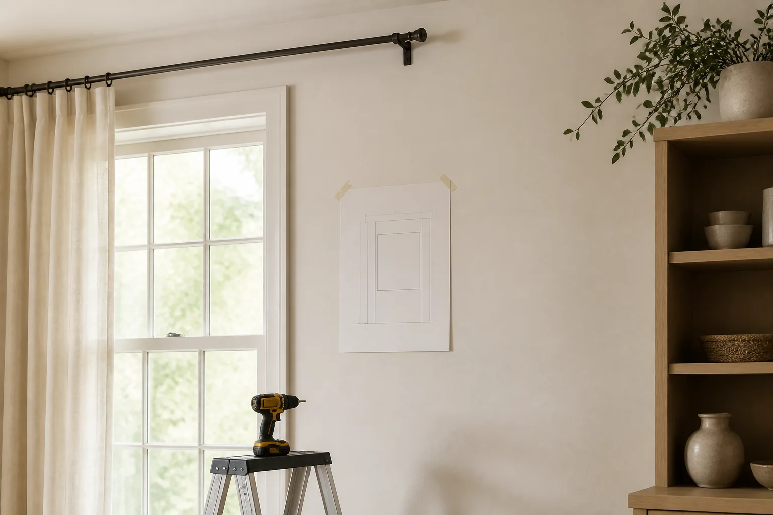 Pin it up while you work: the product in use (render)