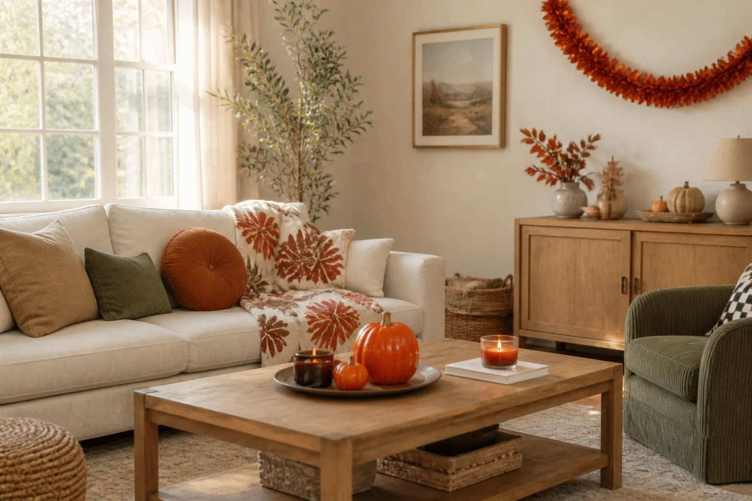 Every October you buy random fall things that never add up to a look (render)