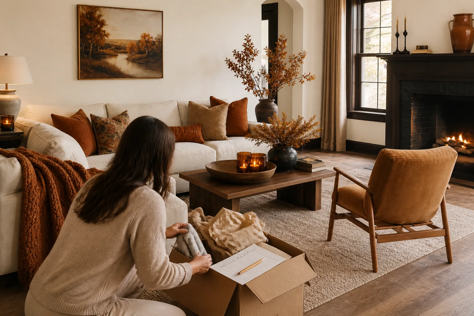 Buy in checklist order: the product in use (render)