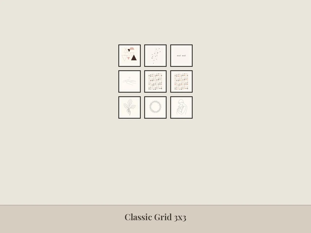 Gallery Wall Studio: layouts from real prints