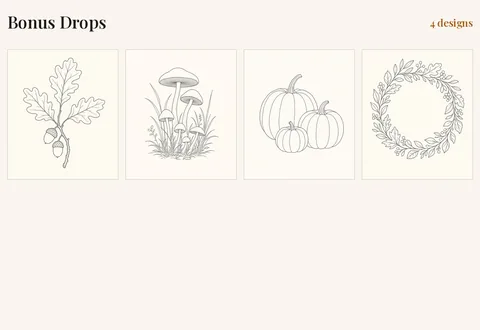Bonus Drops, 4 designs