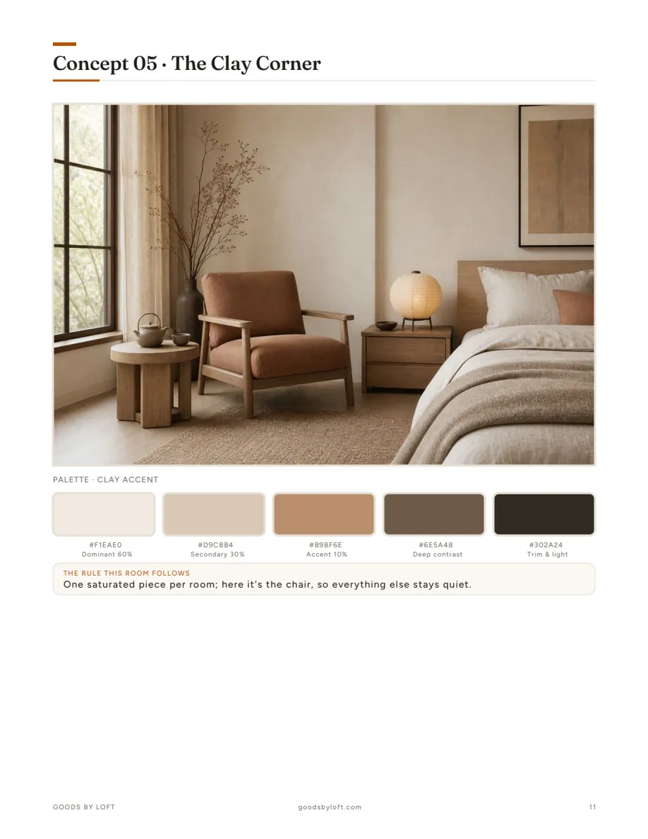 Concept 05: the clay corner