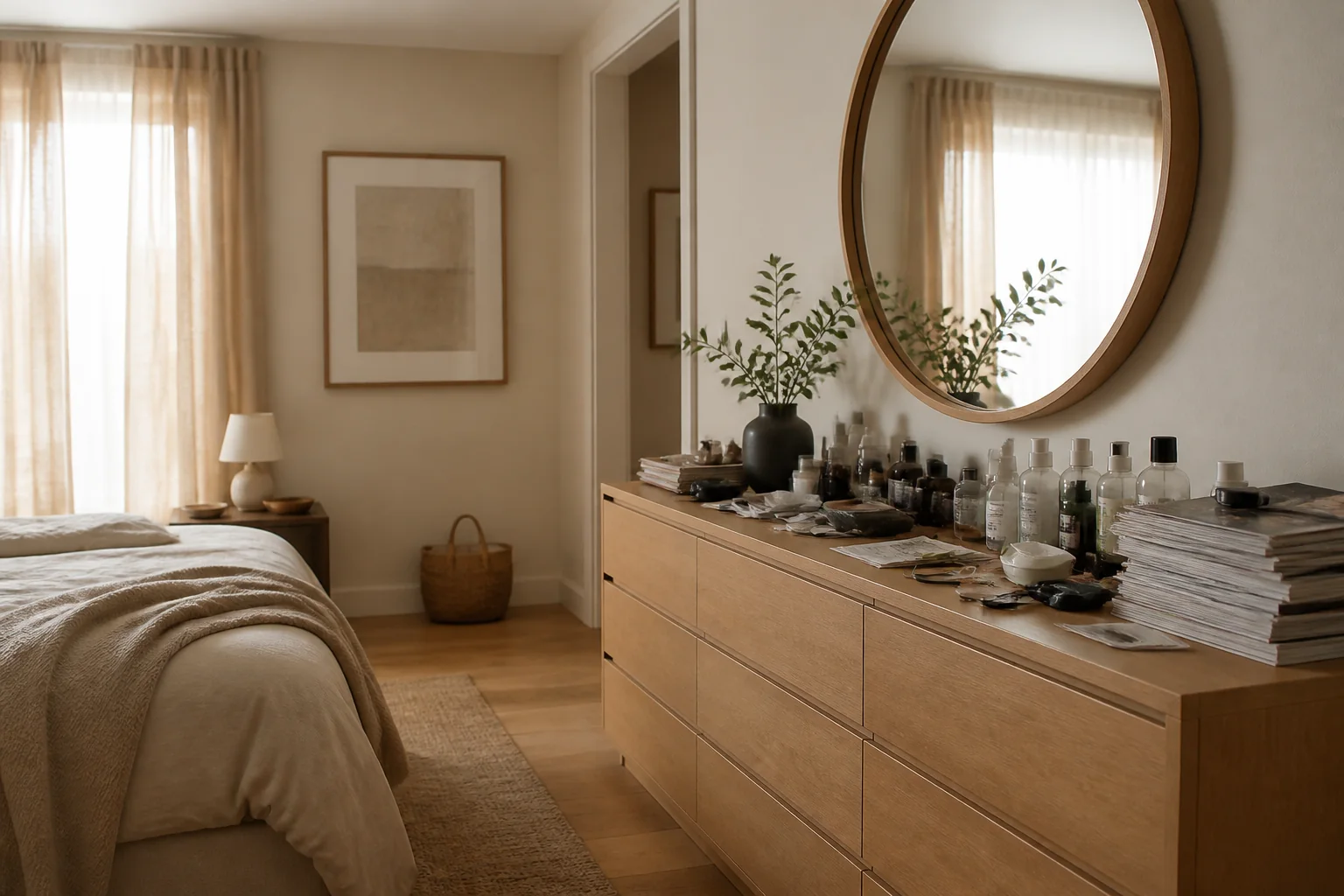Every attempt collects clutter the style forbids (render)