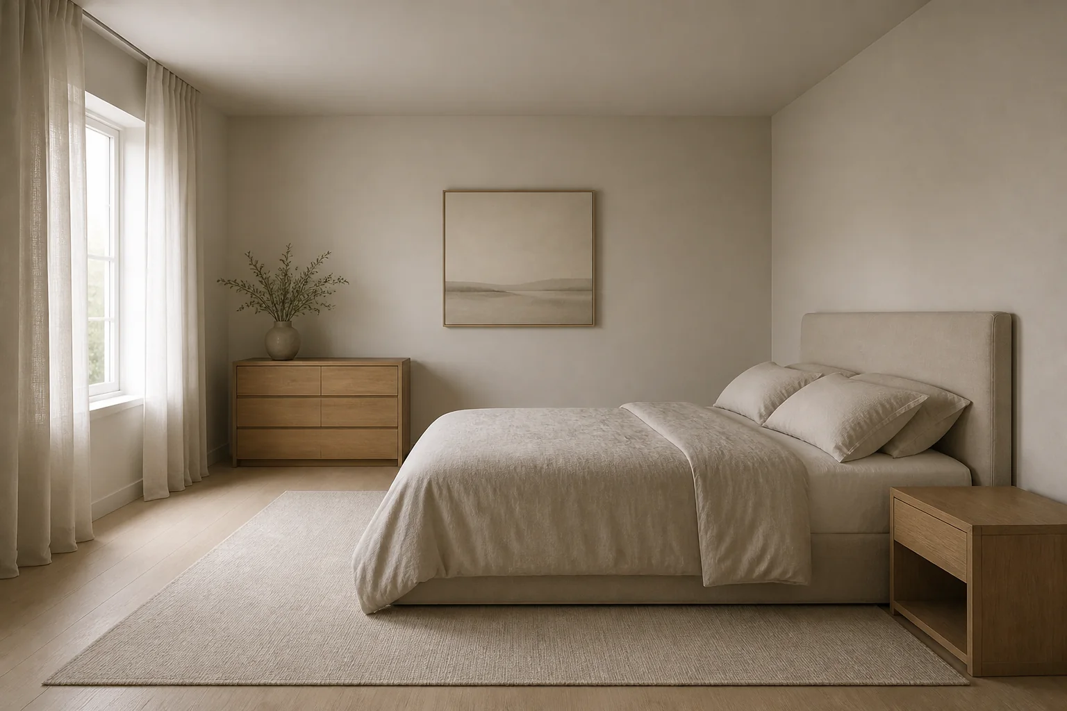 Your current room is 'greige and fine' and puts you to sleep in the wrong way (render)