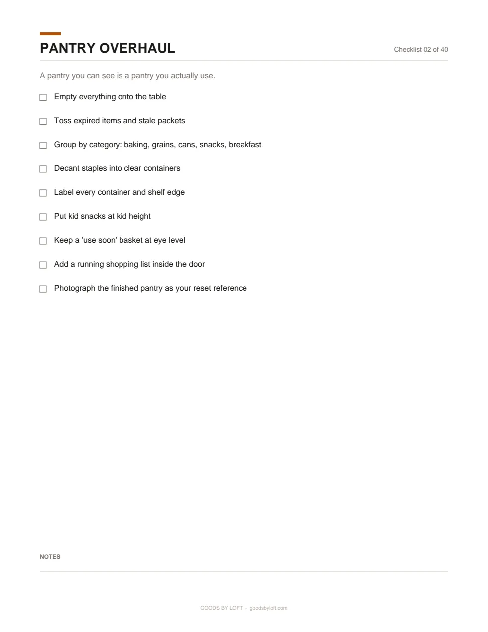 Each list is a single 20-minute win